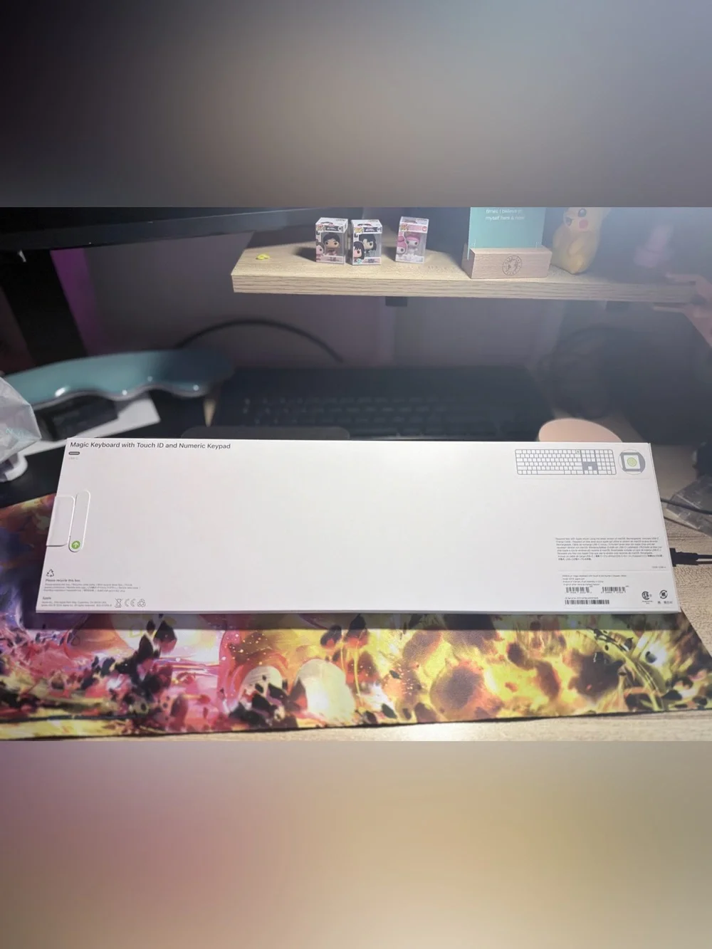 Apple Magic Keyboard with Touch ID — White and Silver Finish